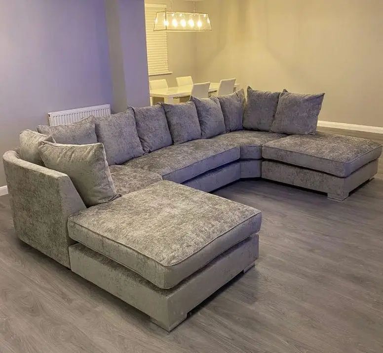 Mink Bishop U-Shape Sofa